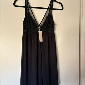 Eberjey Black Lace Chemise